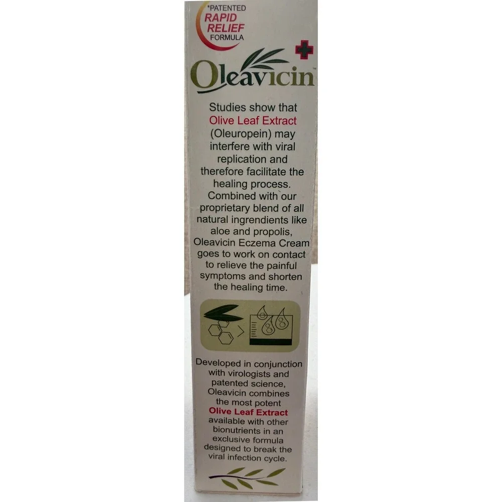 4pk Oleavicin Eczema Psoriasis Treatment Cream 4oz Olive Leaf Extract Exp 04/25